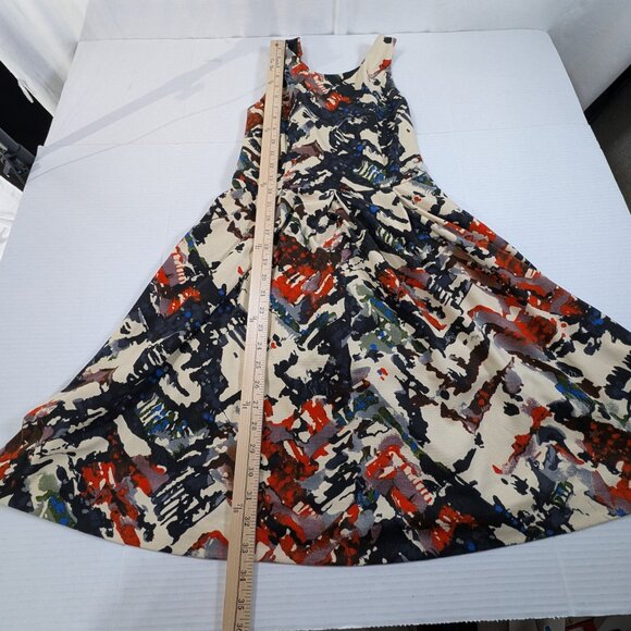 Maeve Anthropologie Fit and Flare Pockets Colorful Stretchy Women's XS - Picture 3 of 9